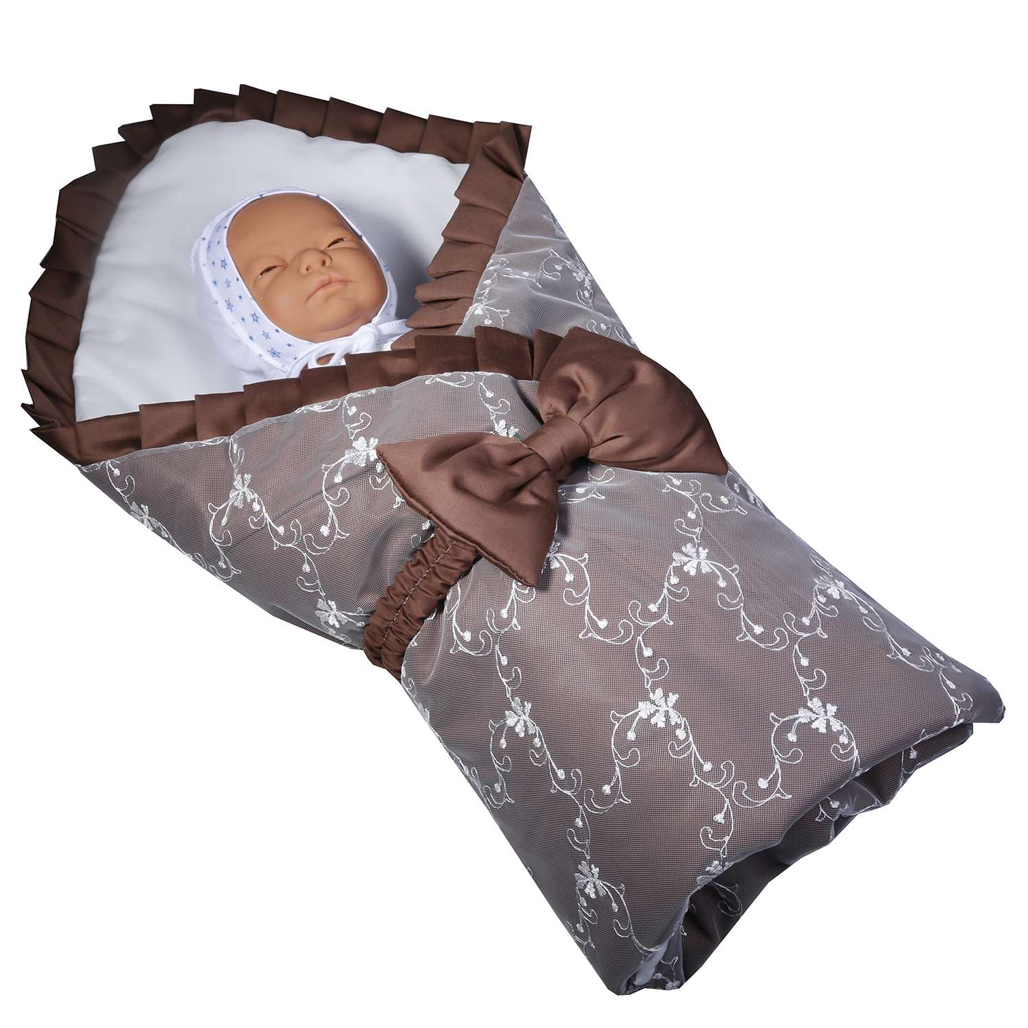Конверт-одеяло Babyton Felicita Cioccolata на выписку 11220 - фото 8