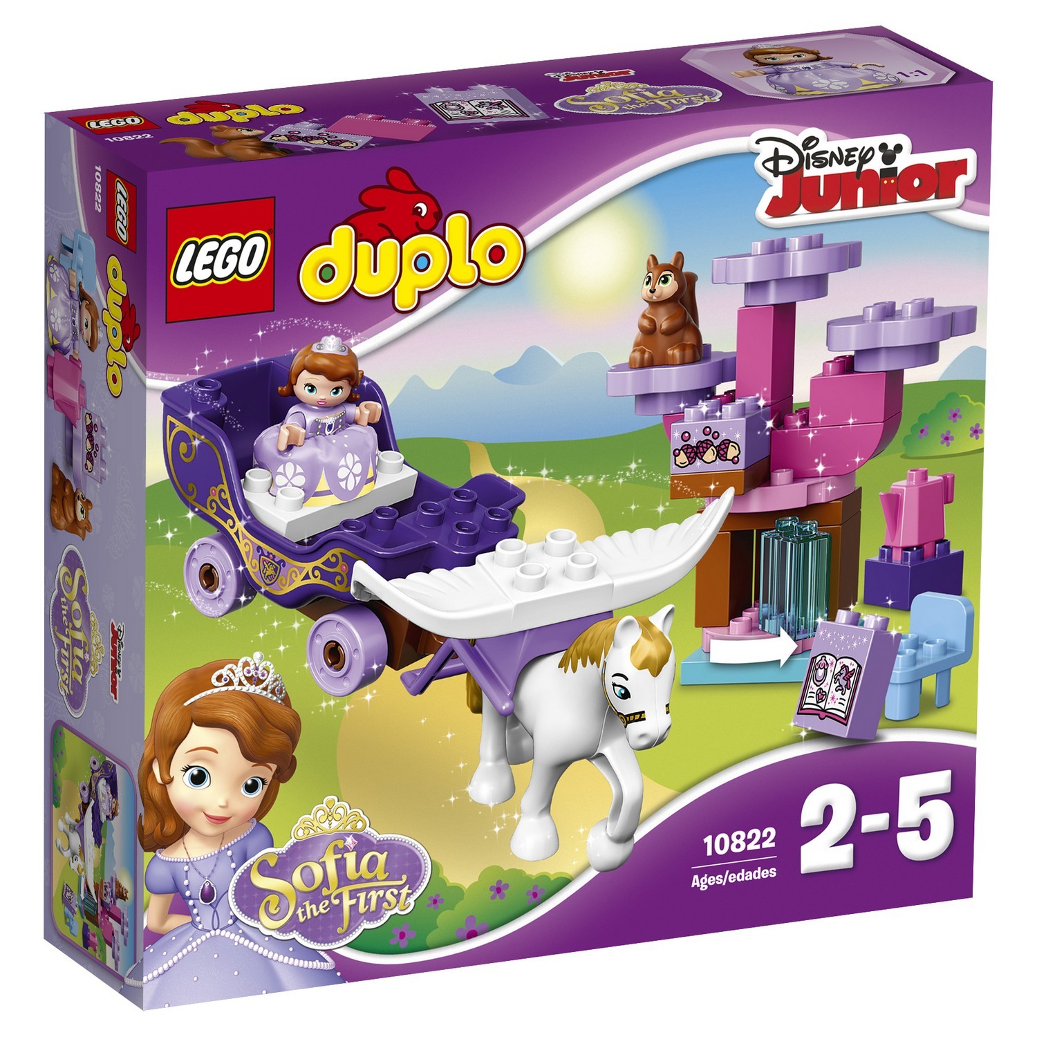 Конструктор LEGO DUPLO Sofia the Firs Волшебная карета Софии Прекрасной  (10822) купить по цене 2499 ₽ в интернет-магазине Детский мир