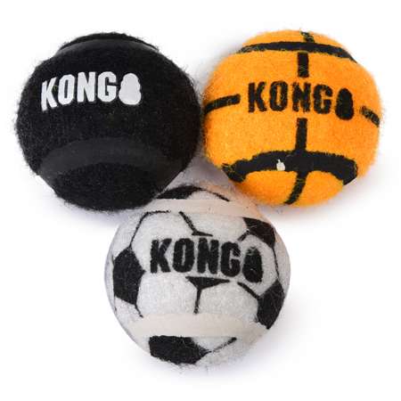 Игрушка для собак KONG Air Sport Мяч теннисный очень маленький ABS5E