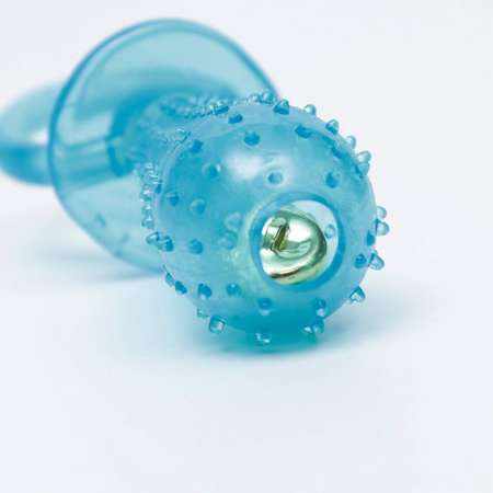 Игрушка Пижон жевательная «Соска» прозрачная PP 9.5 см синяя