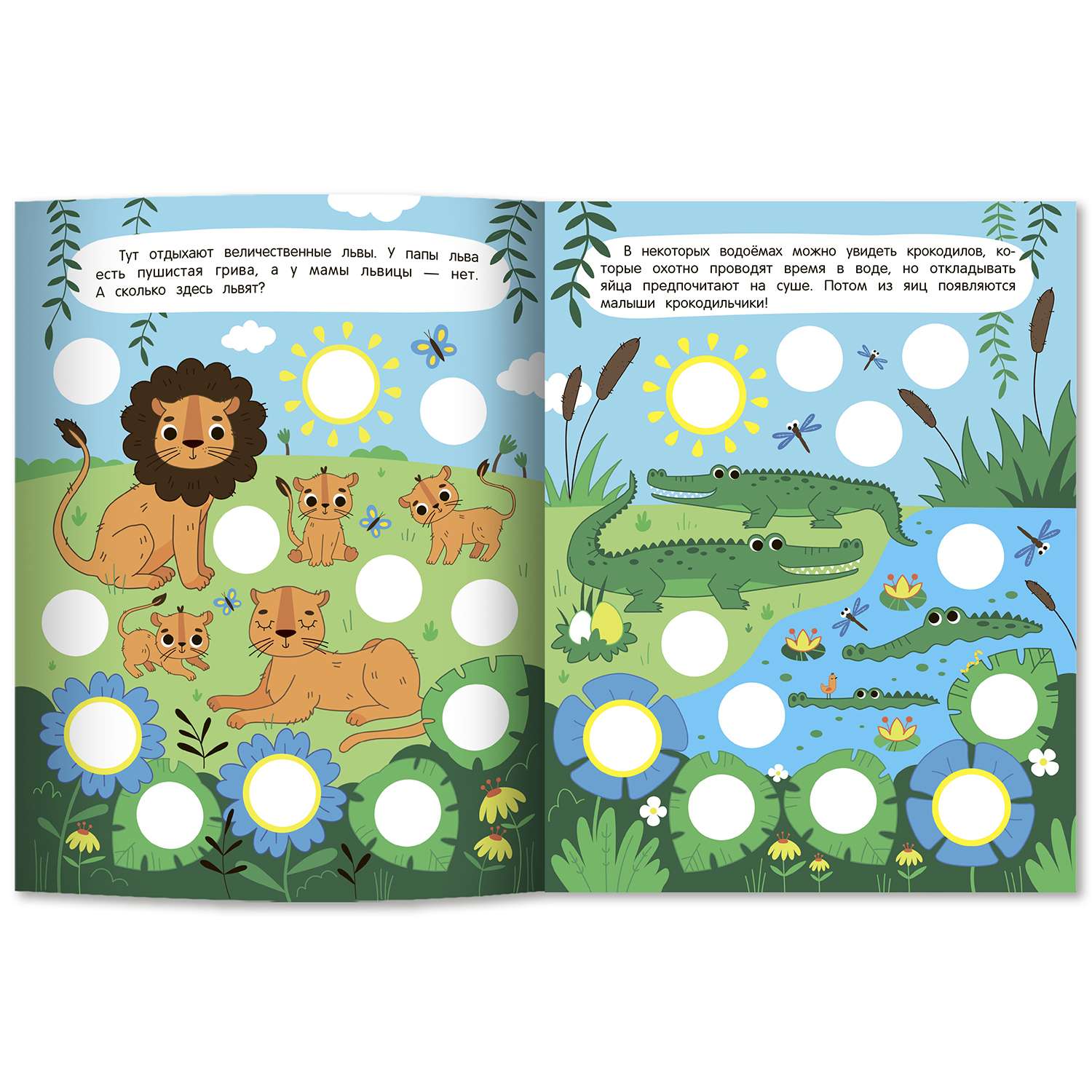 Набор из 5 книг Феникс Премьер Яркие кружочки 1+. с наклейками для малышей - фото 14