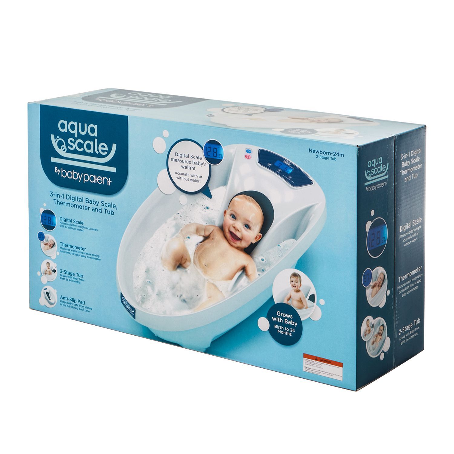 Ванночка Baby Patent Aqua Scale V3 с электронными весами и термометром ASV3GENW001 - фото 3