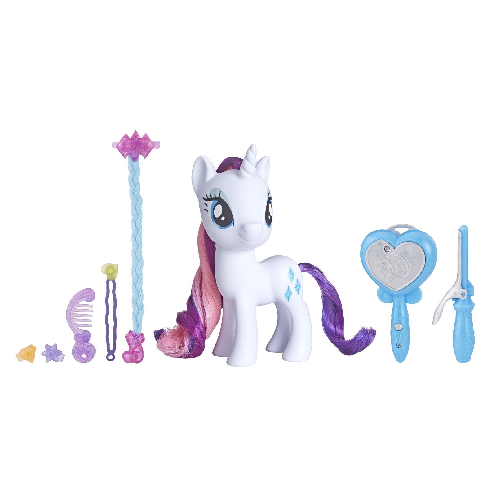 Игрушка My Little Pony Пони с прическами Рарити E3765EU4 купить по цене 499  ₽ в интернет-магазине Детский мир