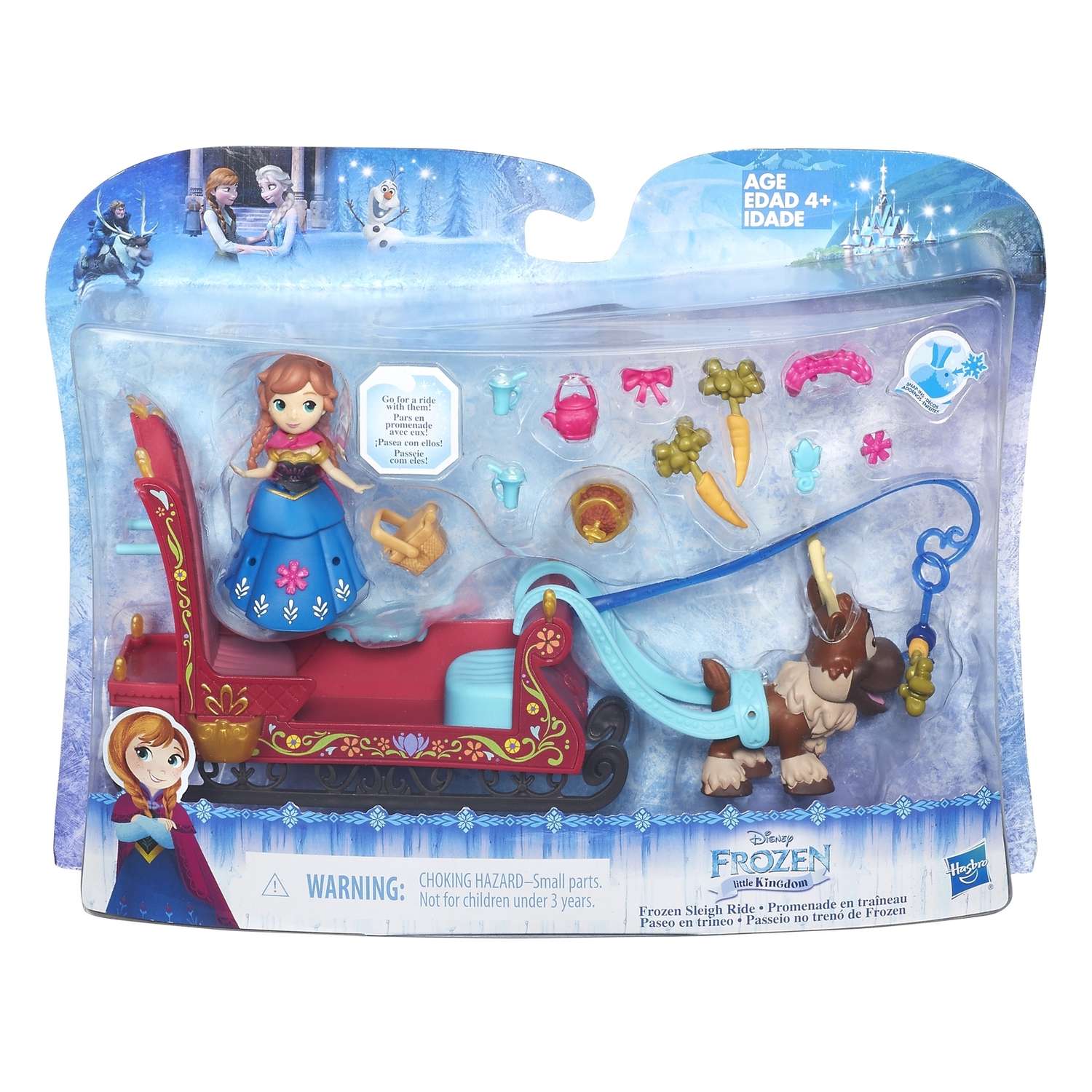 Набор игровой Disney Frozen Холодное Сердце Анна Свен и сани B5194EU4 - фото 6