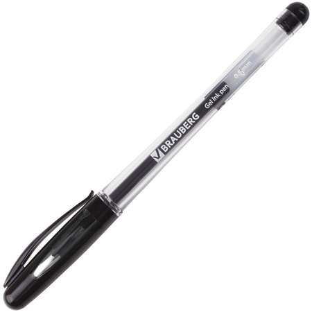 Ручки гелевые Brauberg 12 штук черные