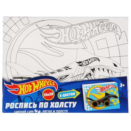 Набор для творчества МультиАРТ Hot Wheels холст для росписи 316075