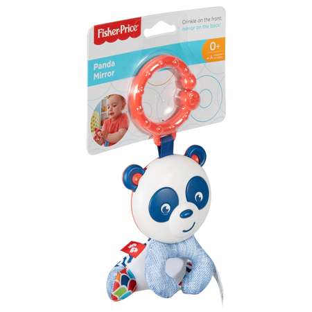 Погремушка-прорезыватель Fisher Price Панда с зеркалом DYF94