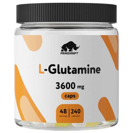 Глютамин Prime Kraft L-Glutamin 240капсул