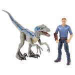 Набор игровой Jurassic World Оуэн с Велоцираптором FMM51