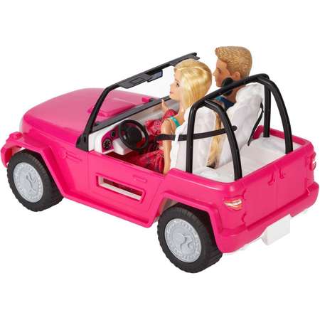 Набор игровой Barbie Пляжный автомобиль CJD12