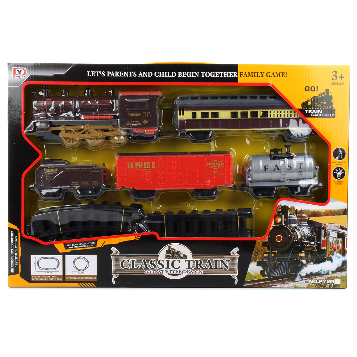 Игровой набор Veld Co Железная дорога с поездом на батарейках 86986 - фото 6