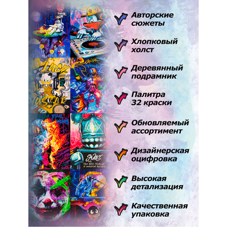 Картина по номерам Белоснежка Адреналин