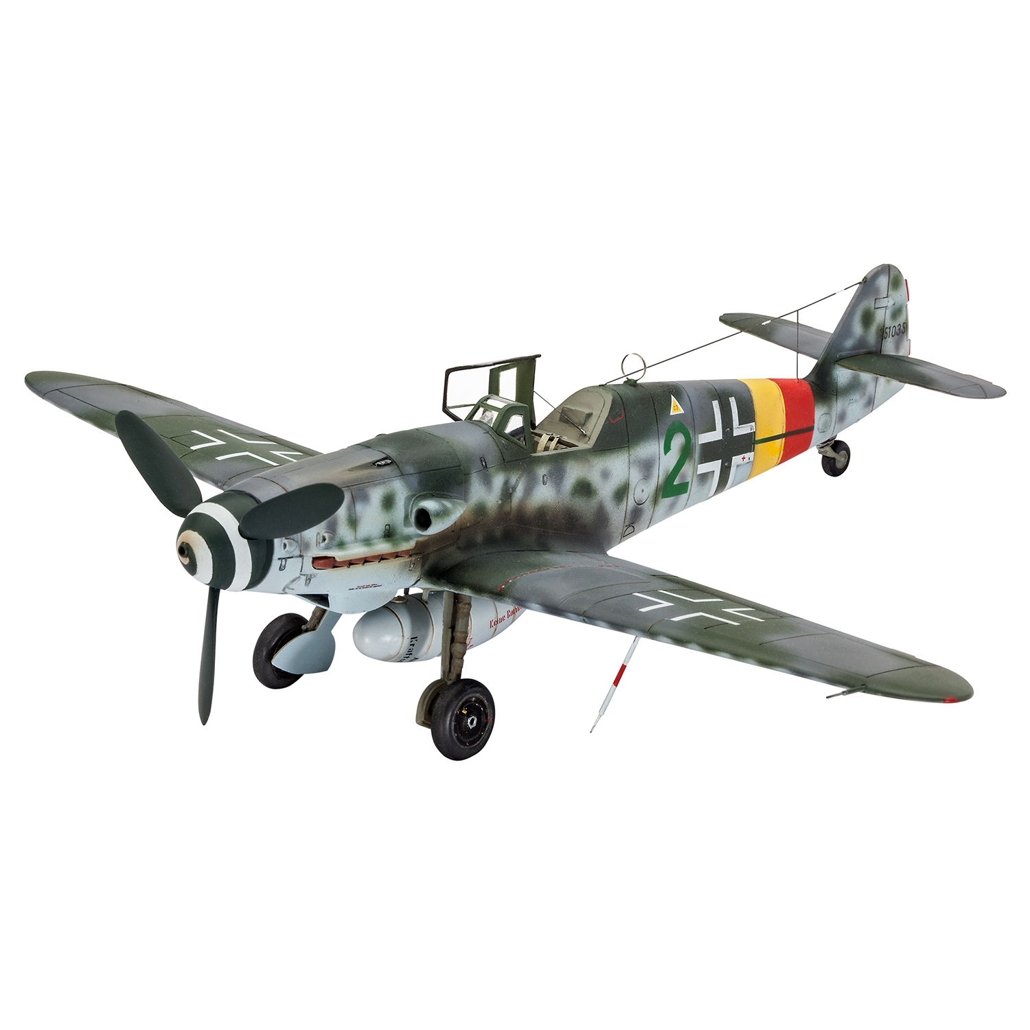 Модель для склейки Revell Истребитель Мессершмитт Bf109 G-10 03958 - фото 4