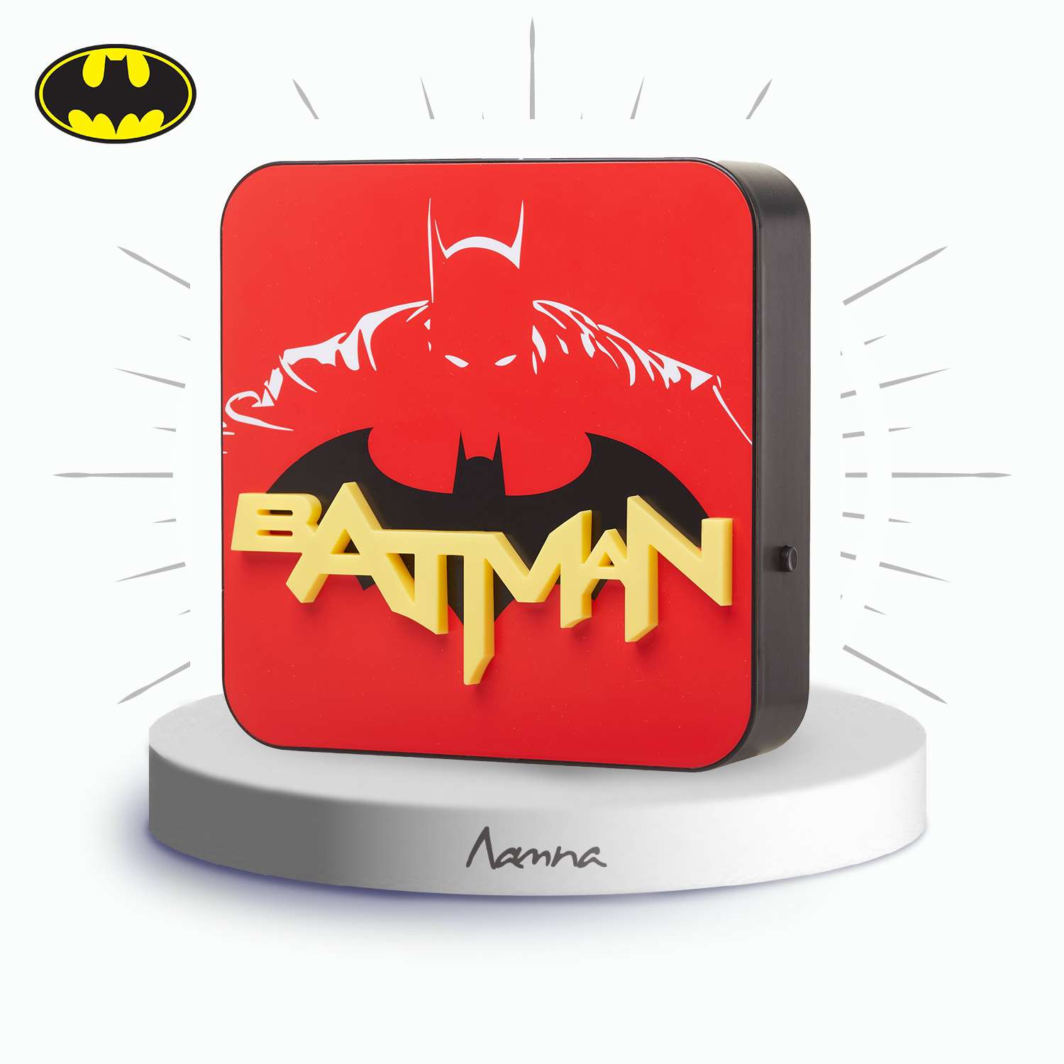 Настольный светильник-ночник DC светодиодный 3D Бэтмен - фото 1