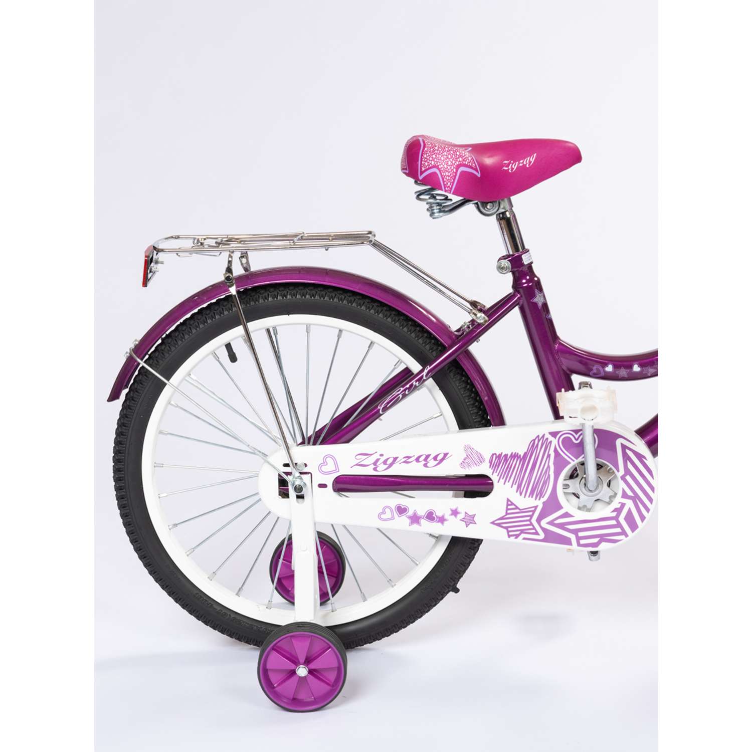Велосипед ZigZag GIRL фиолетовый 18 дюймов - фото 4