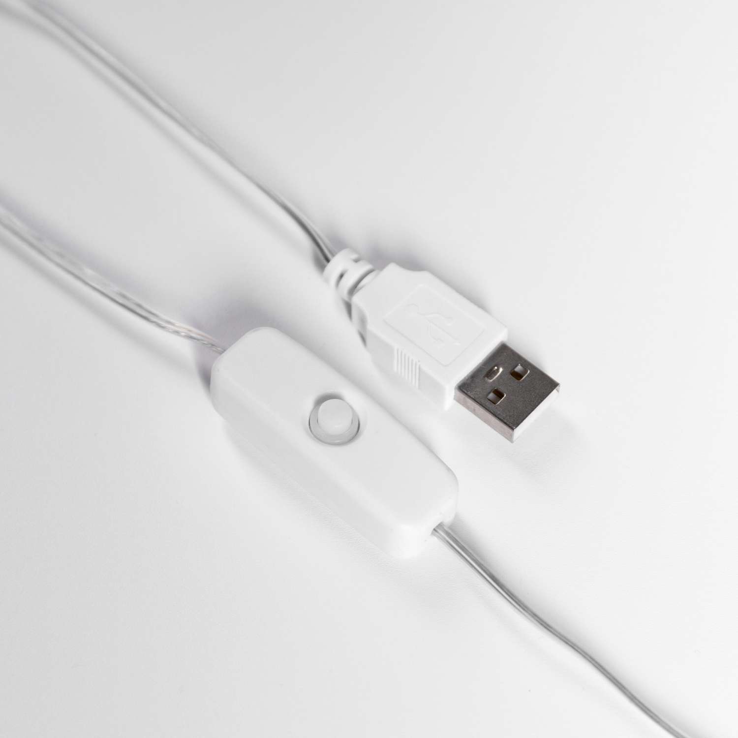 Светодиодная фигура Sima-Land «Ёлка» 27×53×23 см пластик USB свечение белое - фото 3