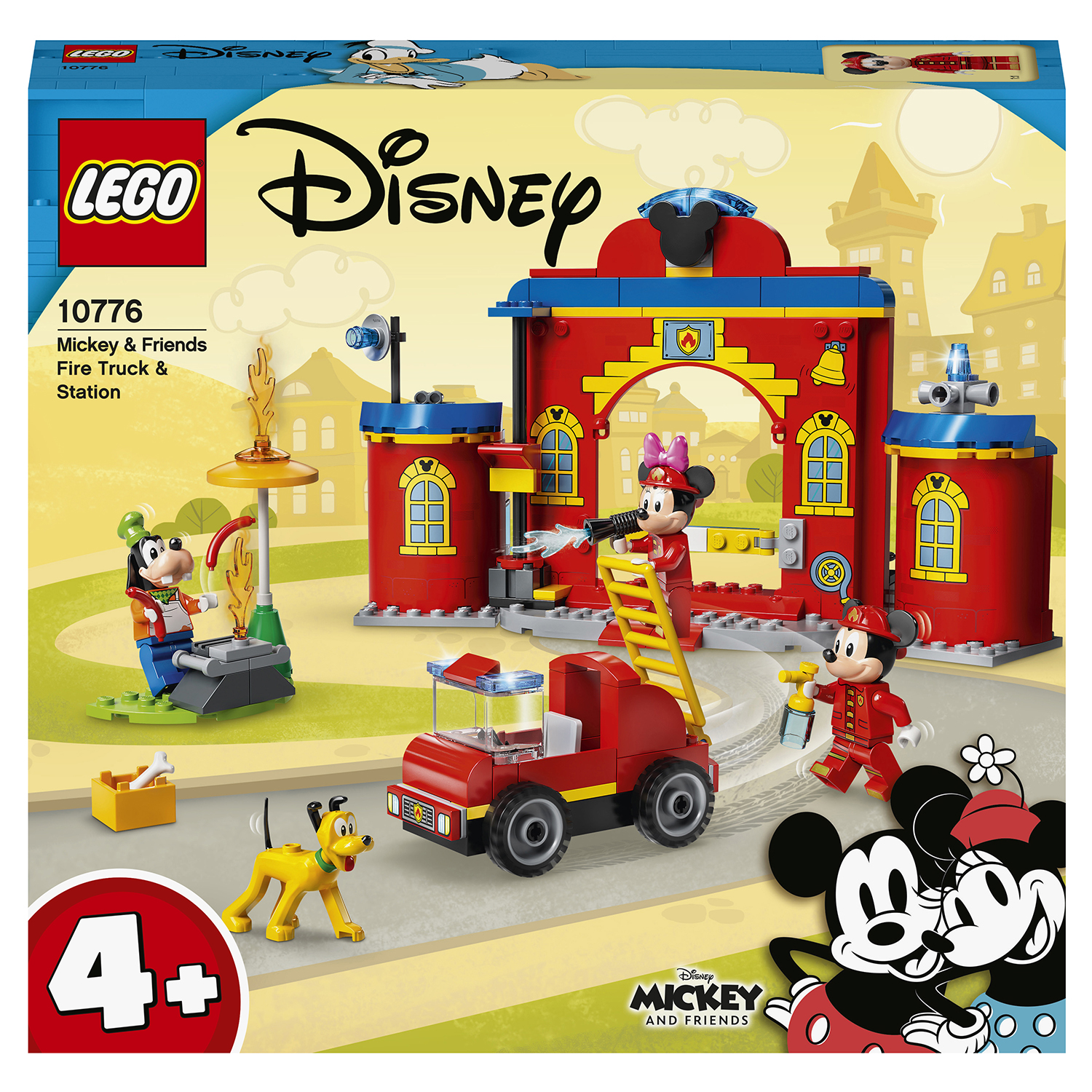 Конструктор LEGO Mickey and Friends Пожарная часть и машина Микки и его  друзей 10776 купить по цене 2999 ₽ в интернет-магазине Детский мир