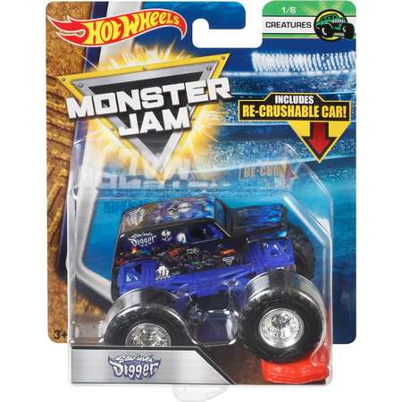 Машина Hot Wheels Monster Jam 1:64 Tour Favorites Сон-Ува Диггер FLX25