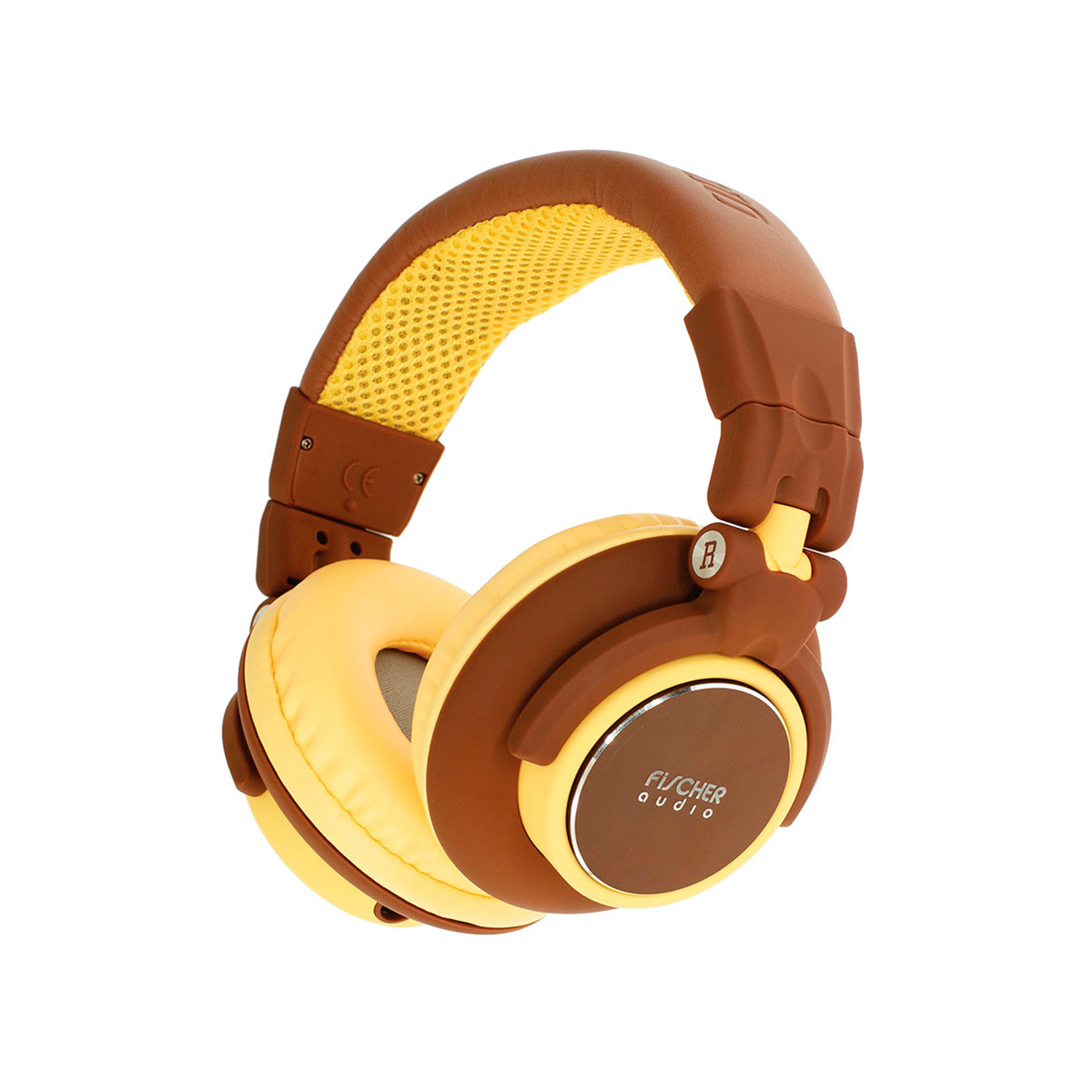 Наушники Fischer Audio FA-005 Brown-yellow - фото 1