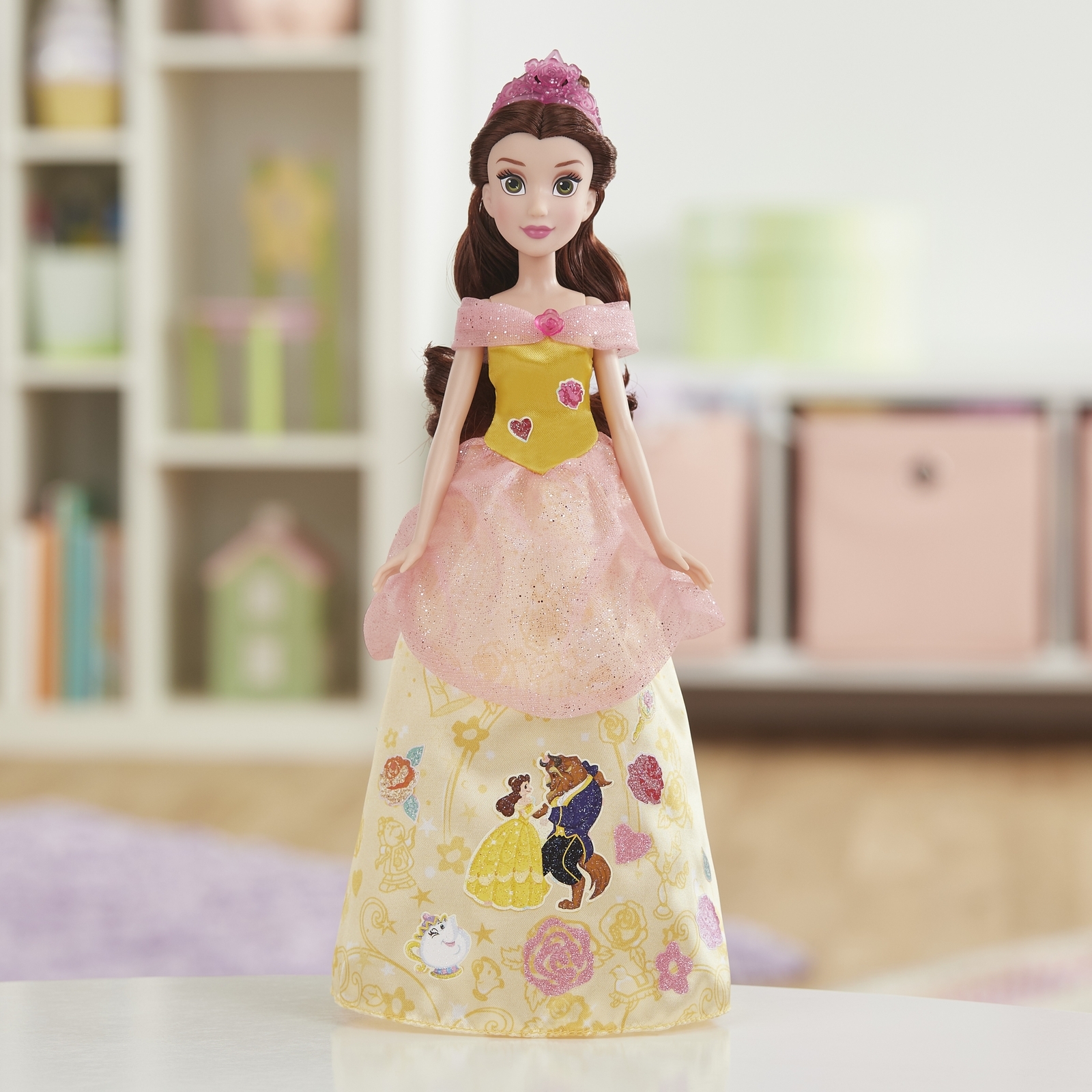 Кукла Disney Princess Hasbro Сверкающая Белль E5599EU4 E5599EU4 - фото 11