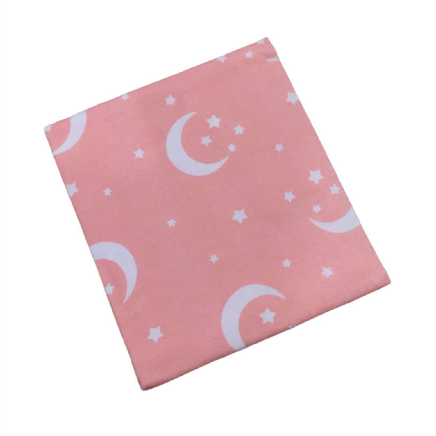 Пеленка фланелевая Пелёнкино детская 90*100 см розовый - фото 1