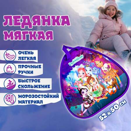 Ледянка 1TOY Enchantimals 52х50 см треугольная мягкая