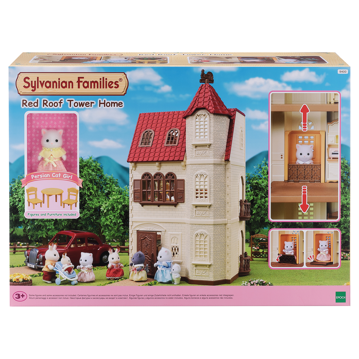 Набор Sylvanian Families Трехэтажный дом с флюгером 5400 купить по цене  7999 ₽ в интернет-магазине Детский мир