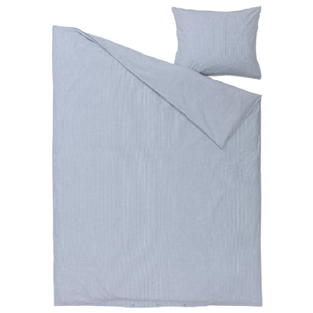Комплект постельного белья Roomiroom односпальный BERGLAKE 150x200/50x70 голубой