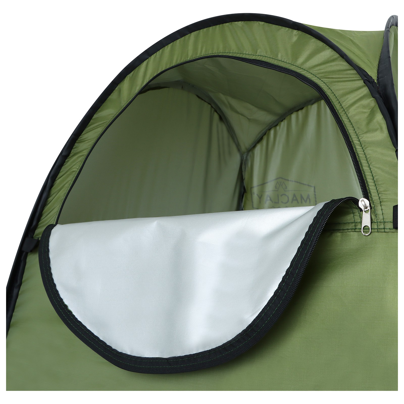 Палатка Maclay туристическая самораскрывающаяся для душа р. 120 х 120 х 195 см цвет зелёный - фото 3
