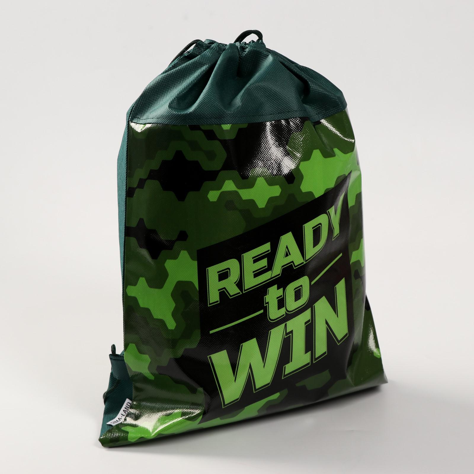 Сумка для обуви ArtFox «Ready to win». 41х30х0.5см - фото 2