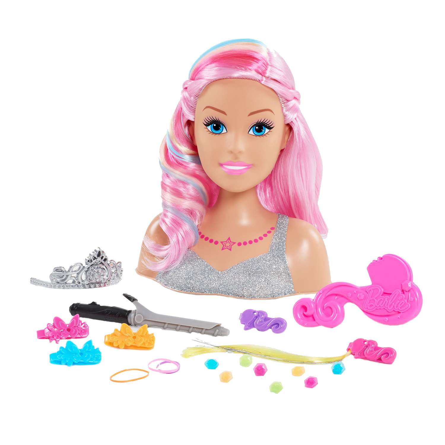 Торс для создания причесок Barbie Dreamtopia 62625 - фото 1