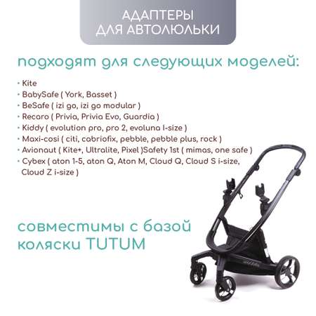 Адаптеры для автокресел AmaroBaby к TUTUM 2шт. ЗЧ227