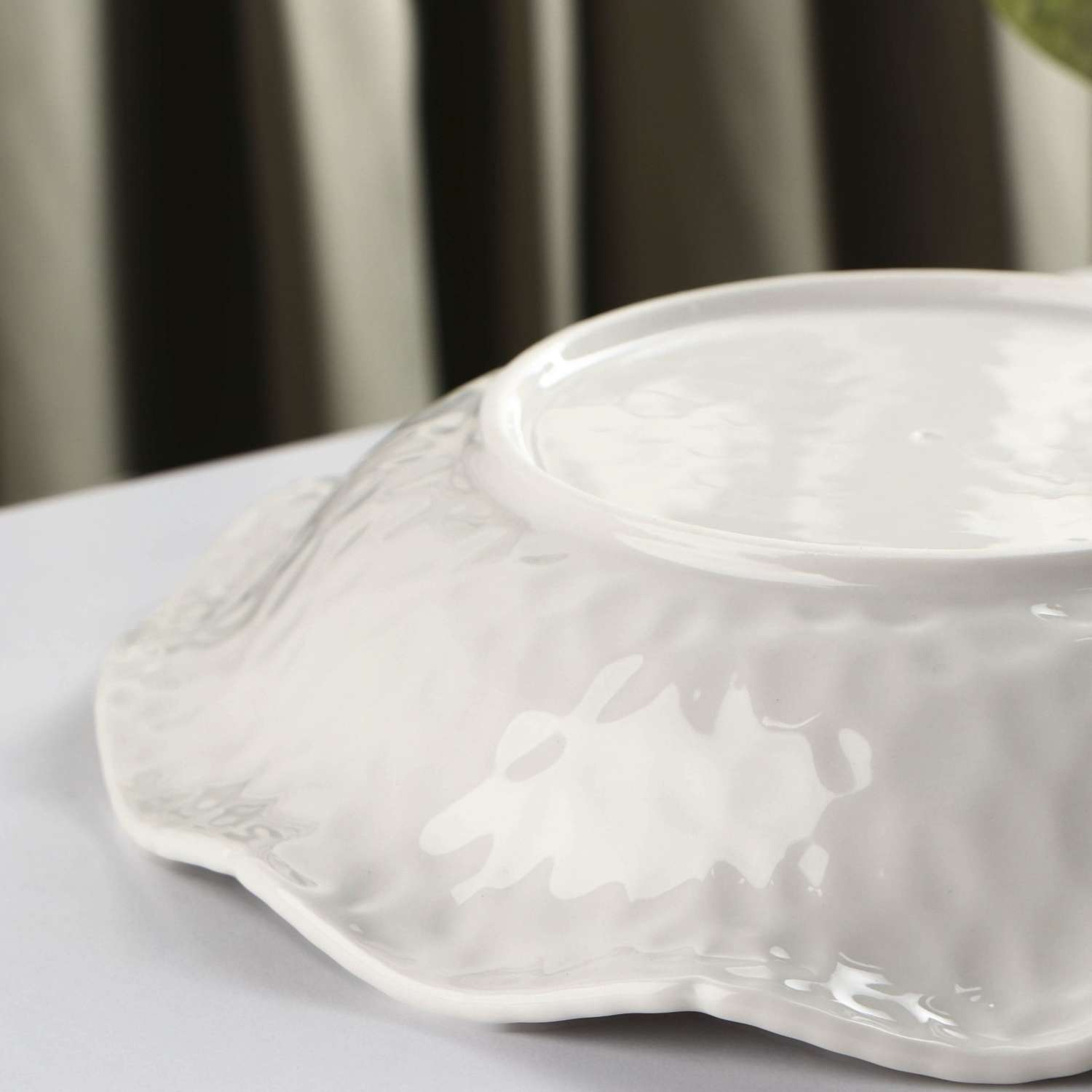 Тарелка Sima-Land керамическая десертная «Воздушность» 500 мл d=23 см цвет белый - фото 4