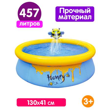 Надувной детский бассейн Jilong Бочонок с мёдом 150х41 см 457 л