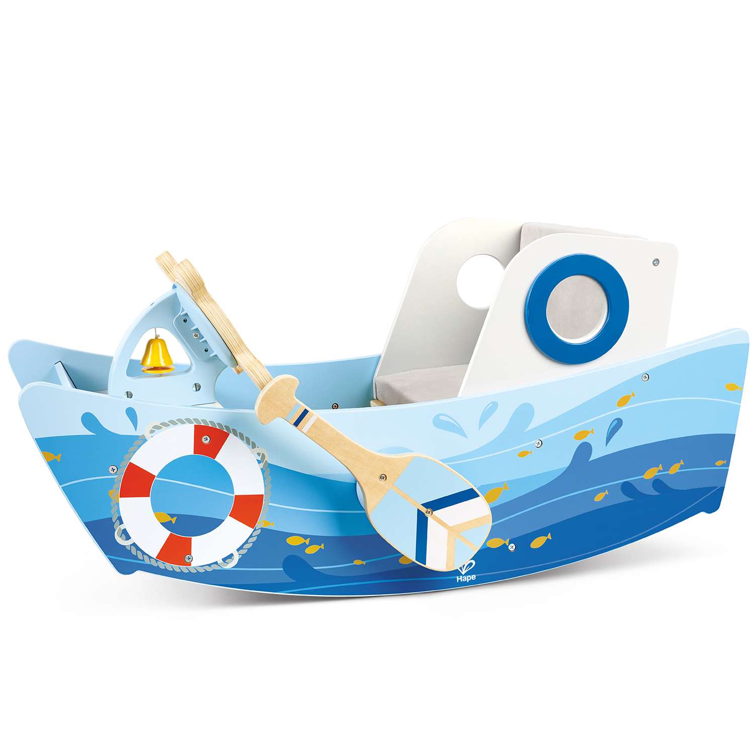 Детская качалка Hape Открытое море серия качалка-лодка - фото 2