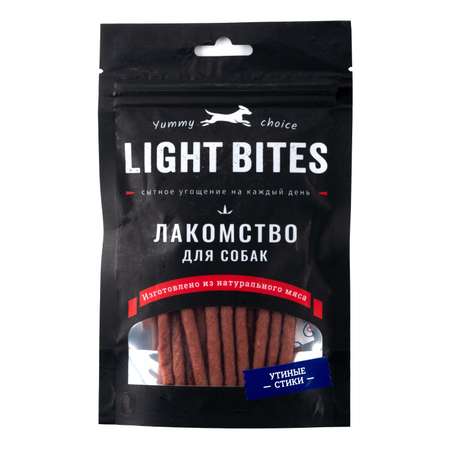 Лакомство для собак LIGHT BITES 0.055 кг утка (для активных)