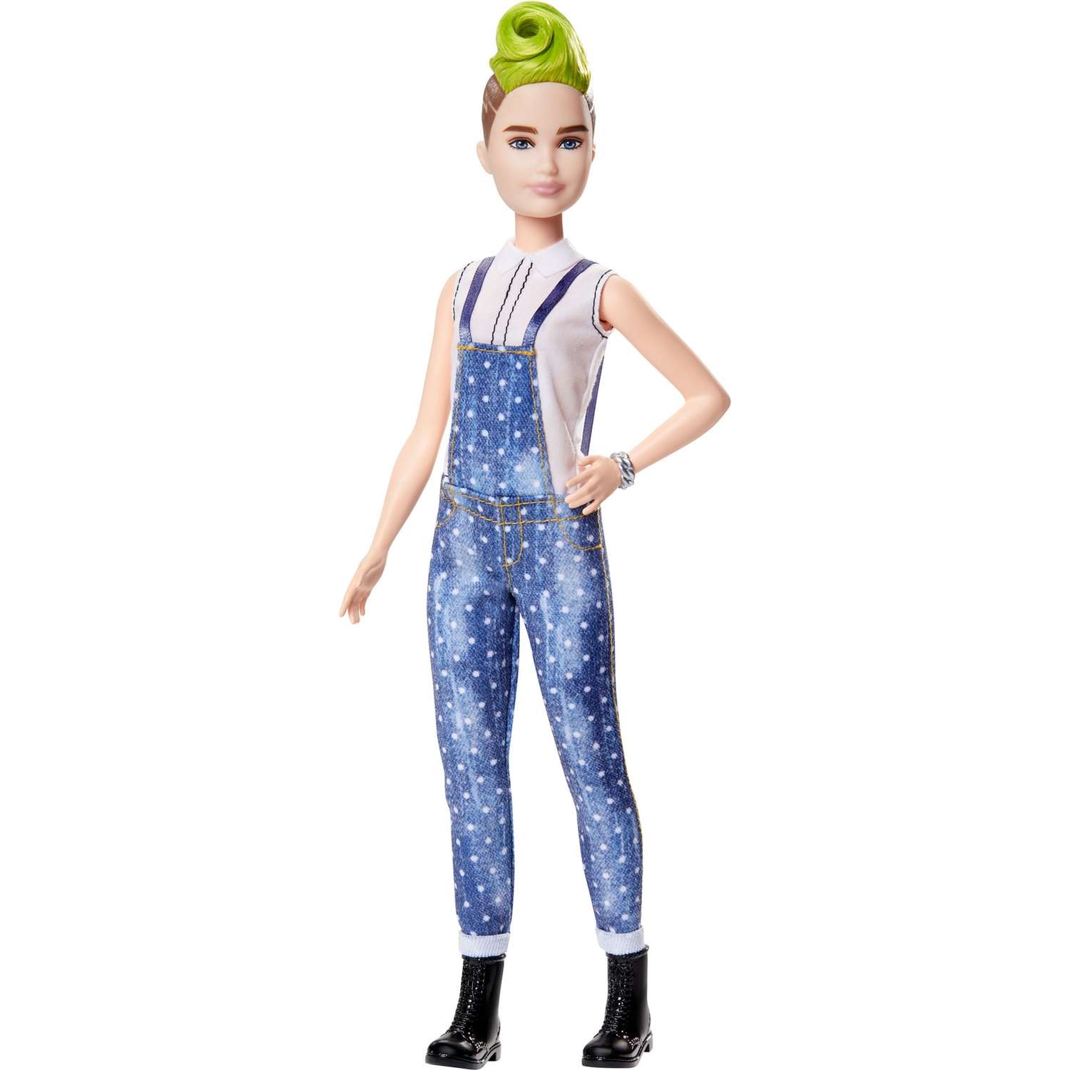 Кукла Barbie Игра с модой 124 Зеленый ирокез FXL57 FBR37 - фото 1
