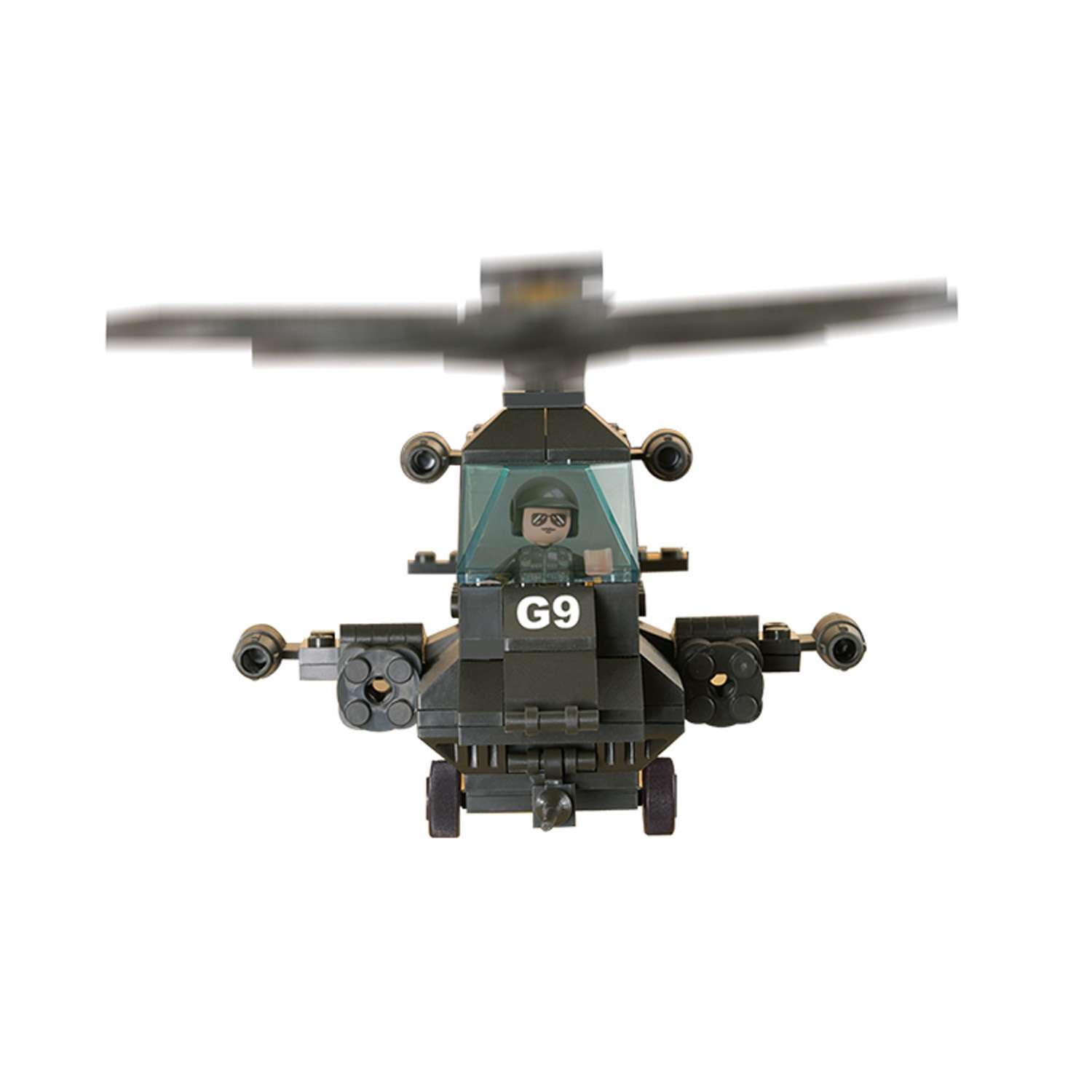 Конструктор SLUBAN Сухопутные войска .Штурмовой вертолет - фото 11