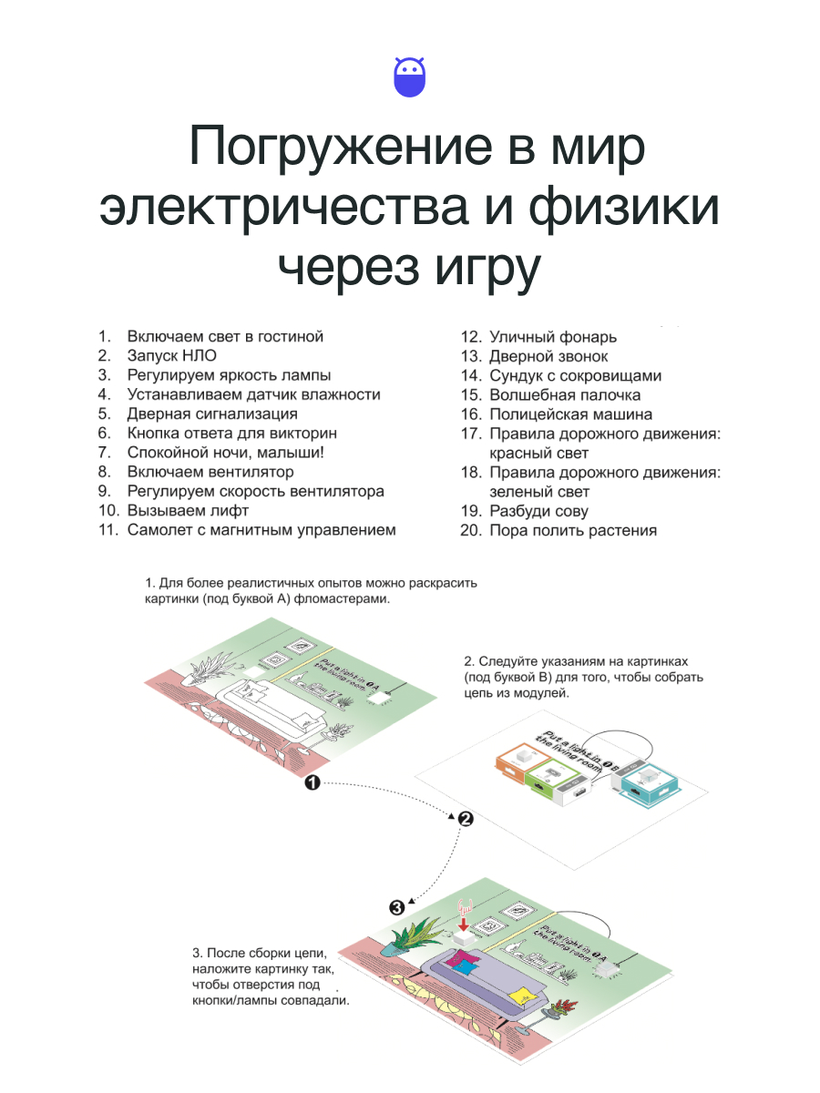 Электронный конструктор PROLIKE STEM Logic Block