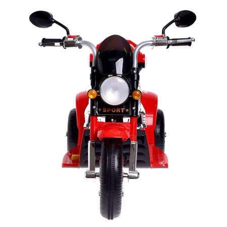 Электромотоцикл Sima-Land Чоппер с аккумулятором цвет красный