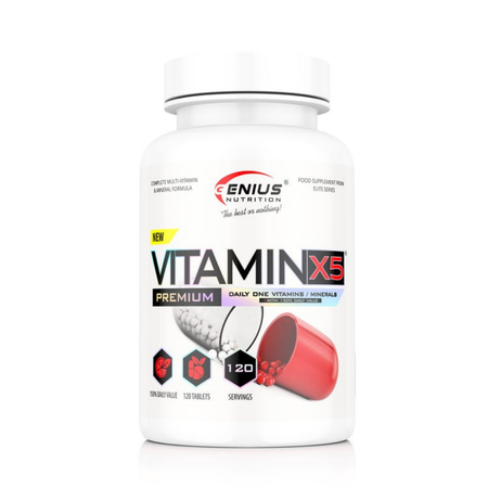 Витаминно-минеральный комплекс Genius Nutrition Vitamin-X5 120 таблеток