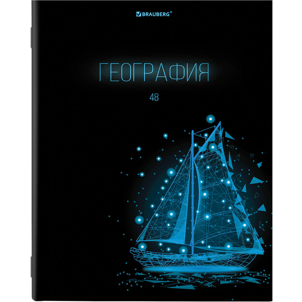 Тетради предметные Brauberg Dark со справочным материалом в клетку/линейку 12 шт 48 л - фото 16