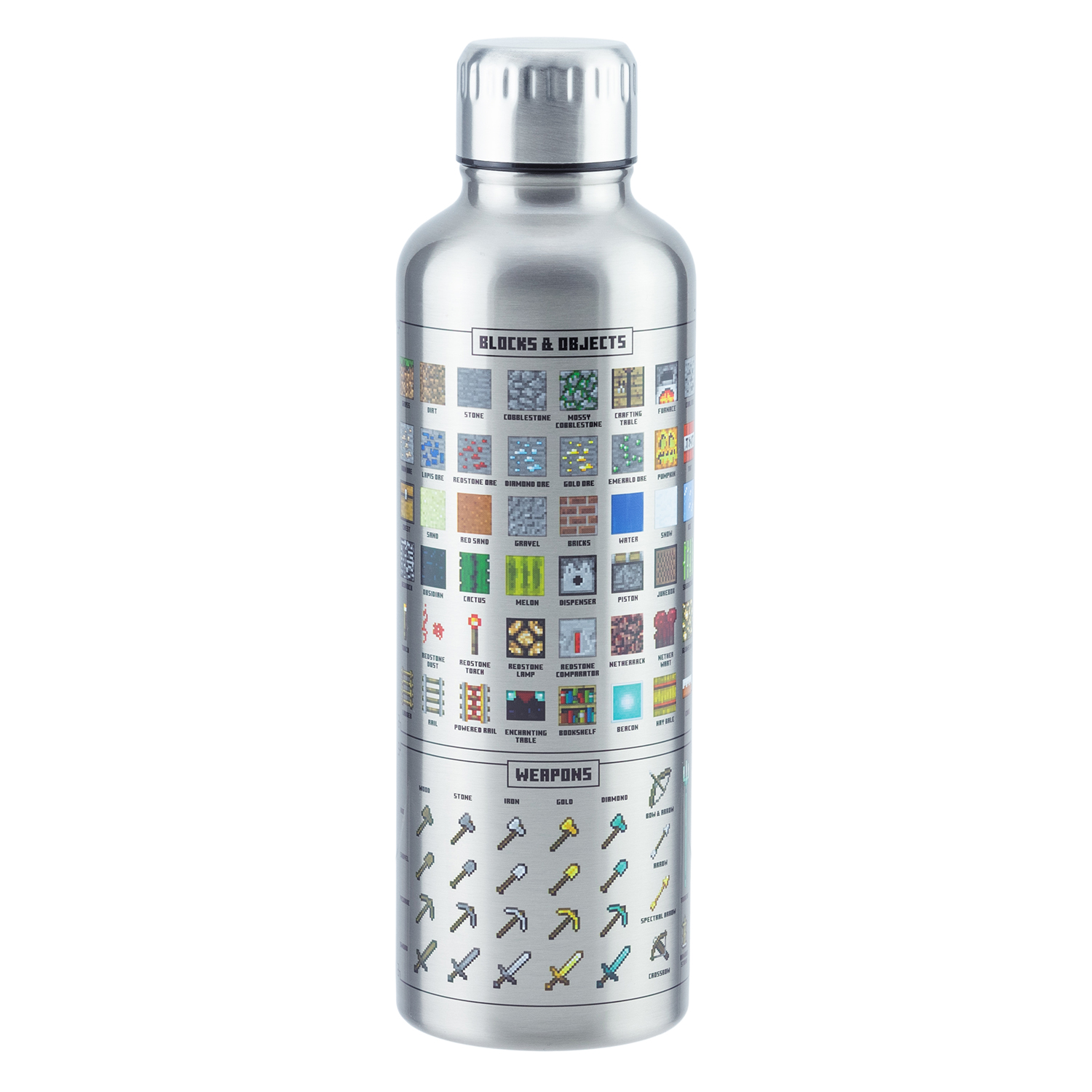 Бутылка для воды PALADONE Minecraft Metal Water Bottle 500 ml PP7995MCF - фото 3