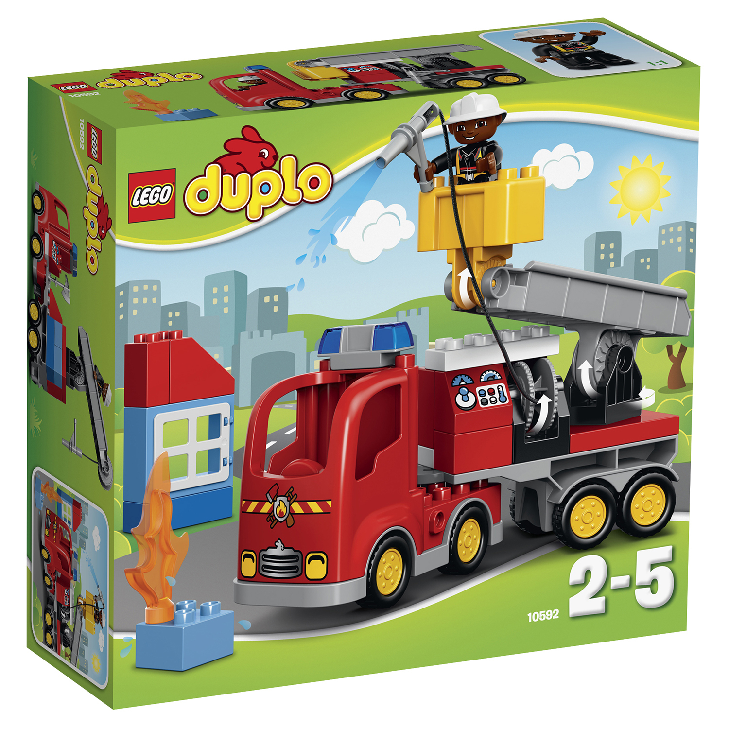 Конструктор LEGO DUPLO Town Пожарный грузовик (10592) купить по цене 1999 ₽  в интернет-магазине Детский мир