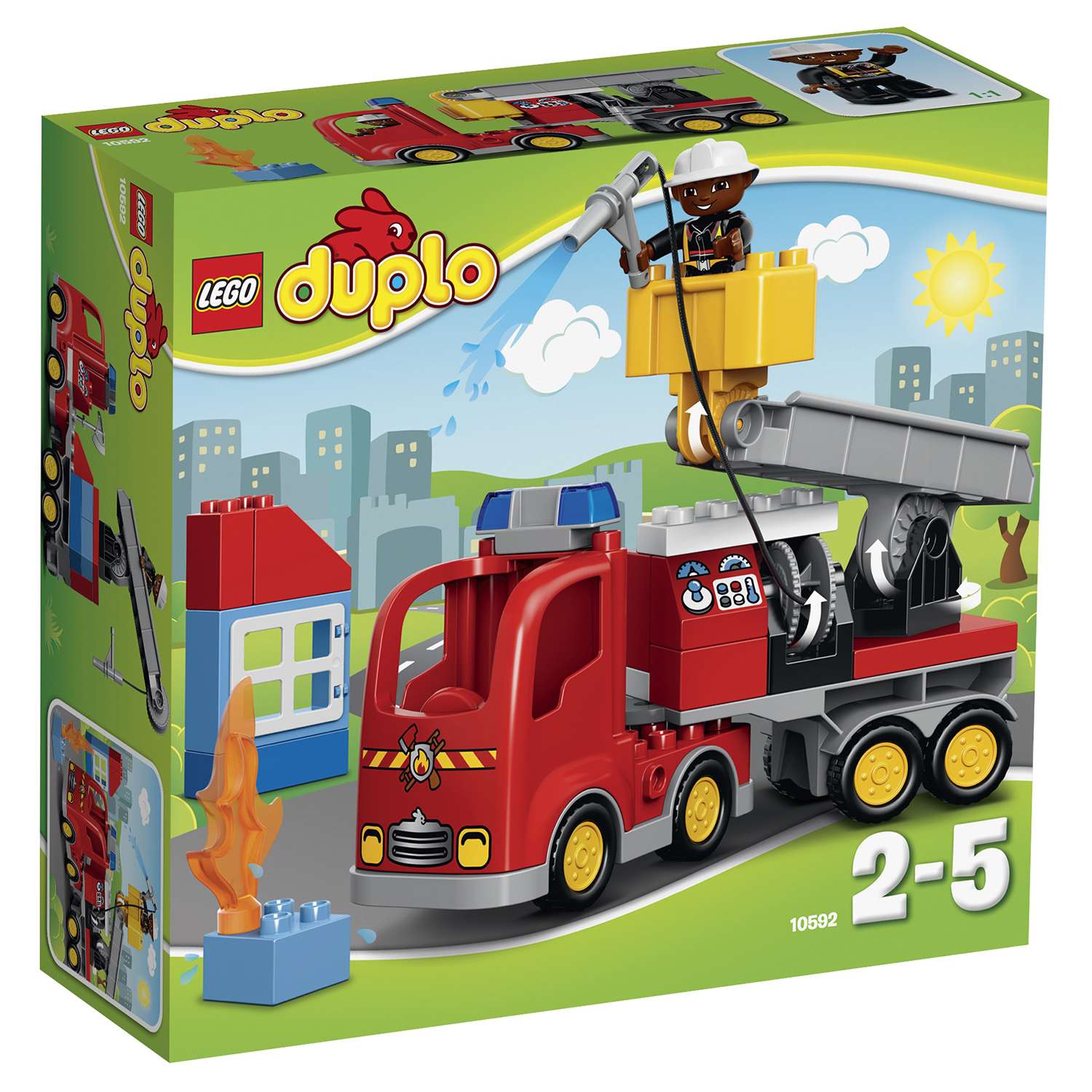 Конструктор LEGO DUPLO Town Пожарный грузовик (10592) - фото 2