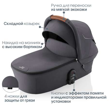 Коляска Britax Roemer 3 в 1 Smile 5Z Midnight Grey