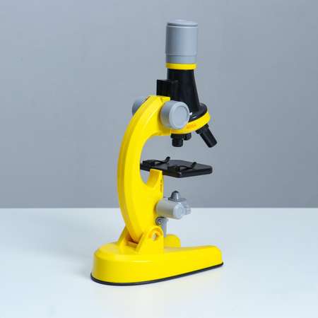 Микроскоп Sima-Land «Юный ботаник» кратность до х1200 желтый подсветка