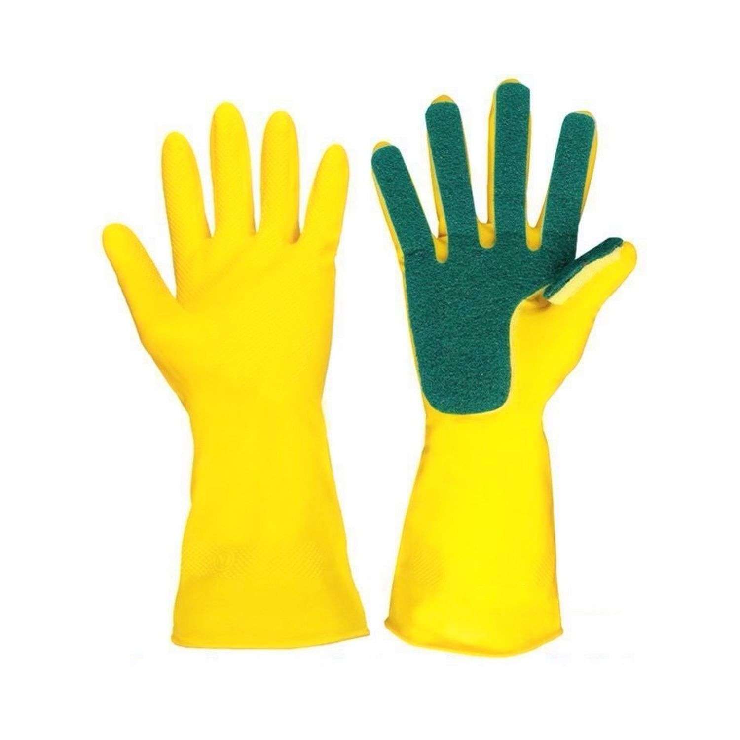 Перчатки для уборки Ripoma С губкой 03403760 - фото 1