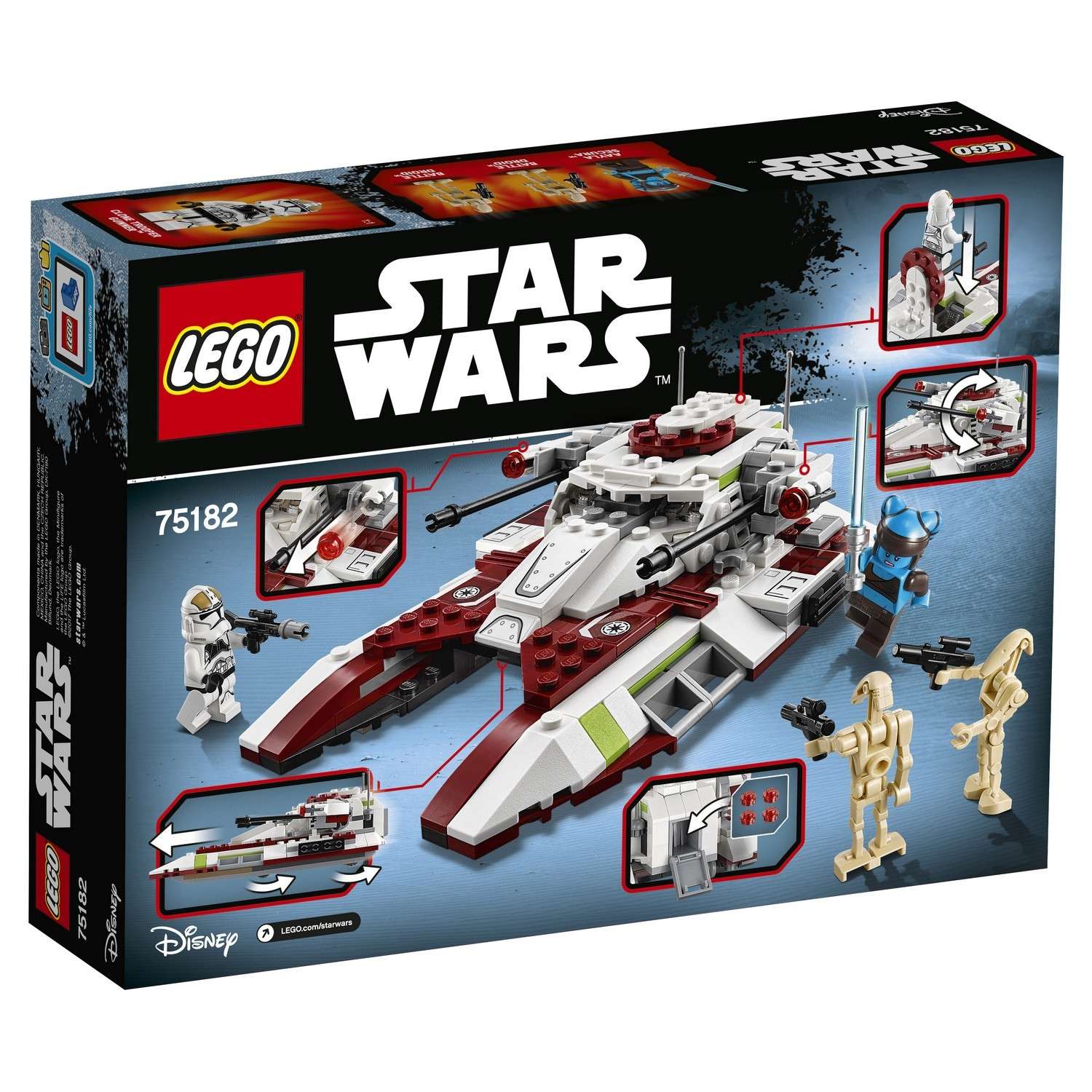 Конструктор LEGO Star Wars TM Боевой танк Республики (75182) - фото 3