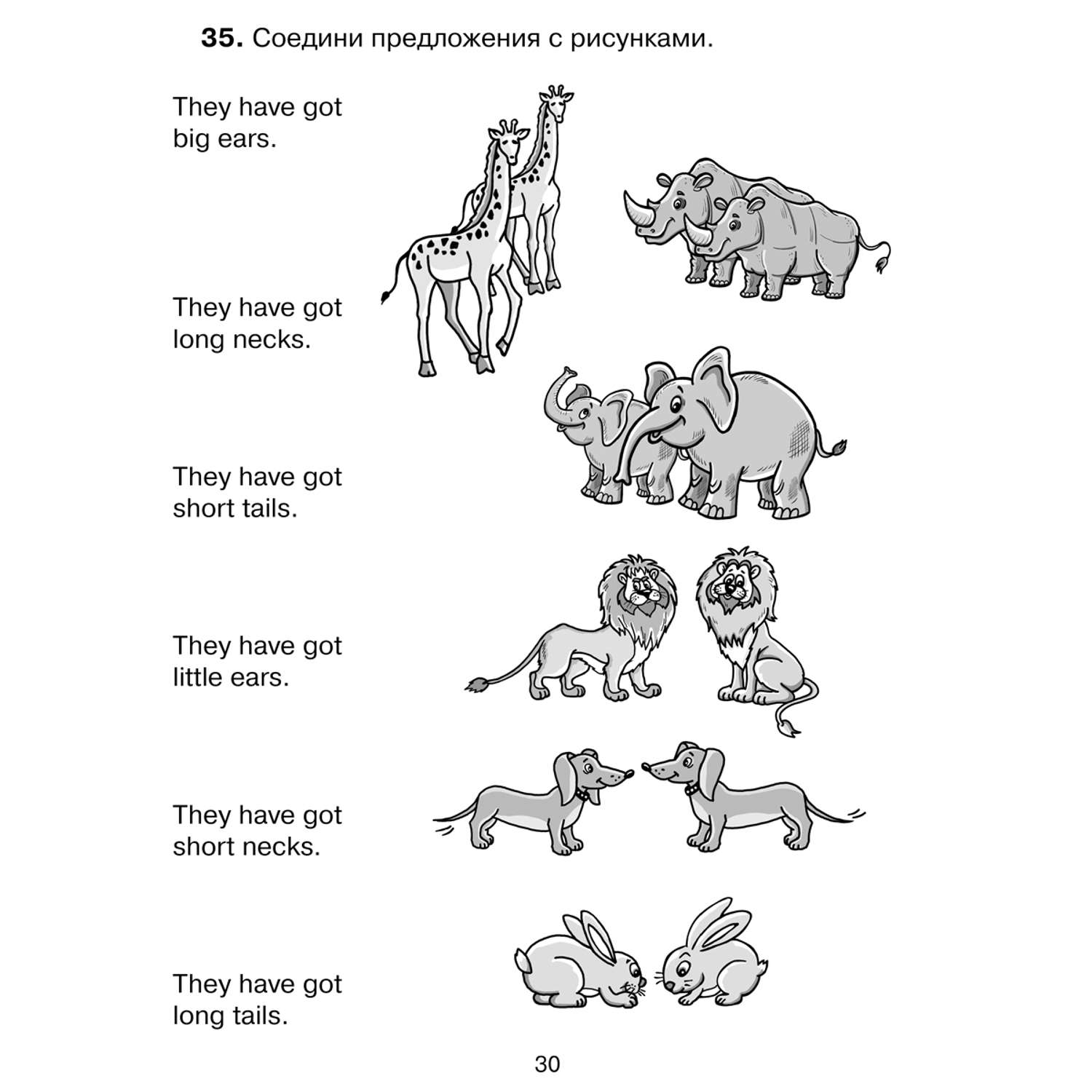 Книга ИД Литера Английские упражнения в картинках на все правила грамматики. 1 год обучения - фото 6